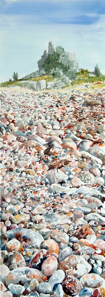 Pebbles Carn Leh by Stephen F Morris